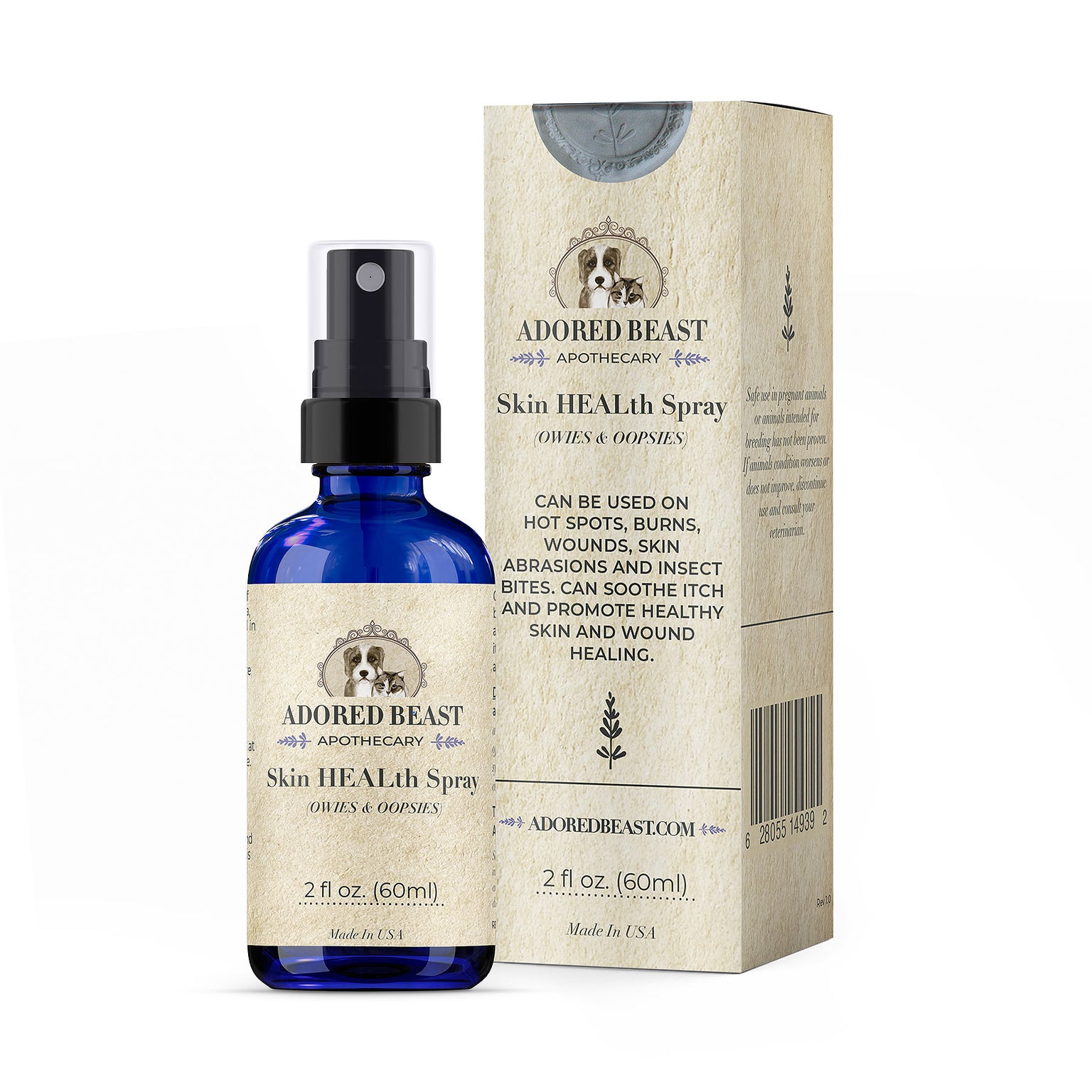 Skin HEALth Spray | Topical Cuts, Scrapes & Sores